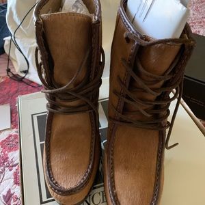 Frye pony ankle boots